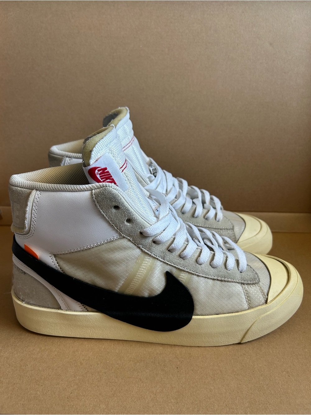 Off-white Nike Blazer Mid The Ten 2017 White Men’s Sz 10.5 High Top AA3832-100